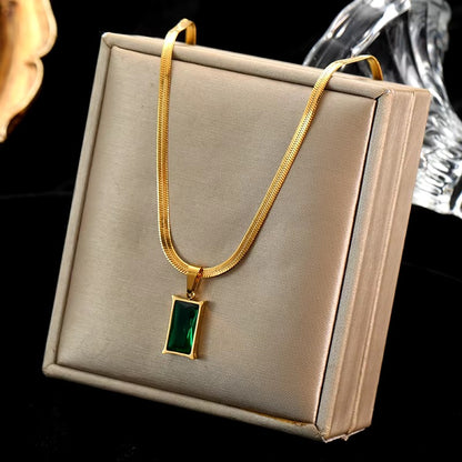 Collar con Cristal de Jade® y baño de oro + Ebook Gratis