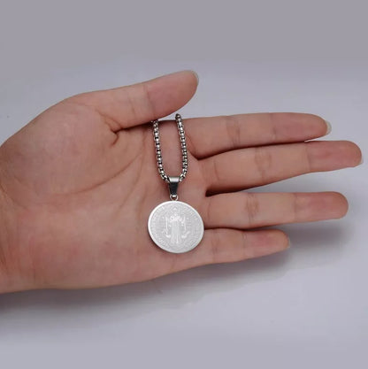 🙏Collar medalla de San Benito™  - Protección y abundancia para tu vida✝️