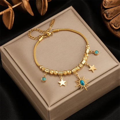 Pulsera - Serenidad Eterna chapada en oro