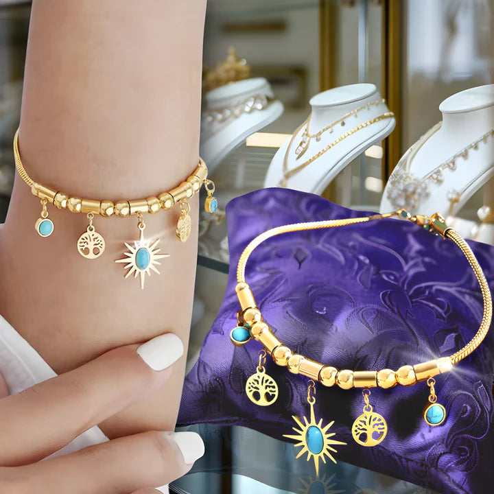 Pulsera - Serenidad Eterna chapada en oro